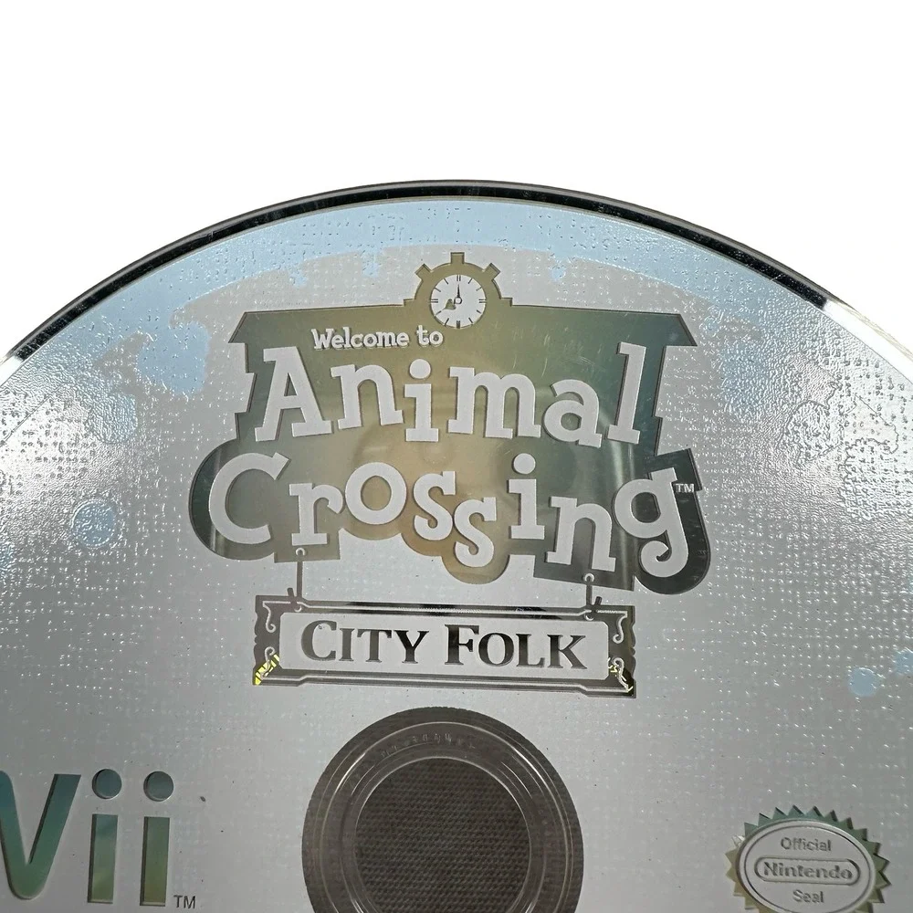 Animal Crossing City Folk Nintendo Wii Game Disc Only E Rating